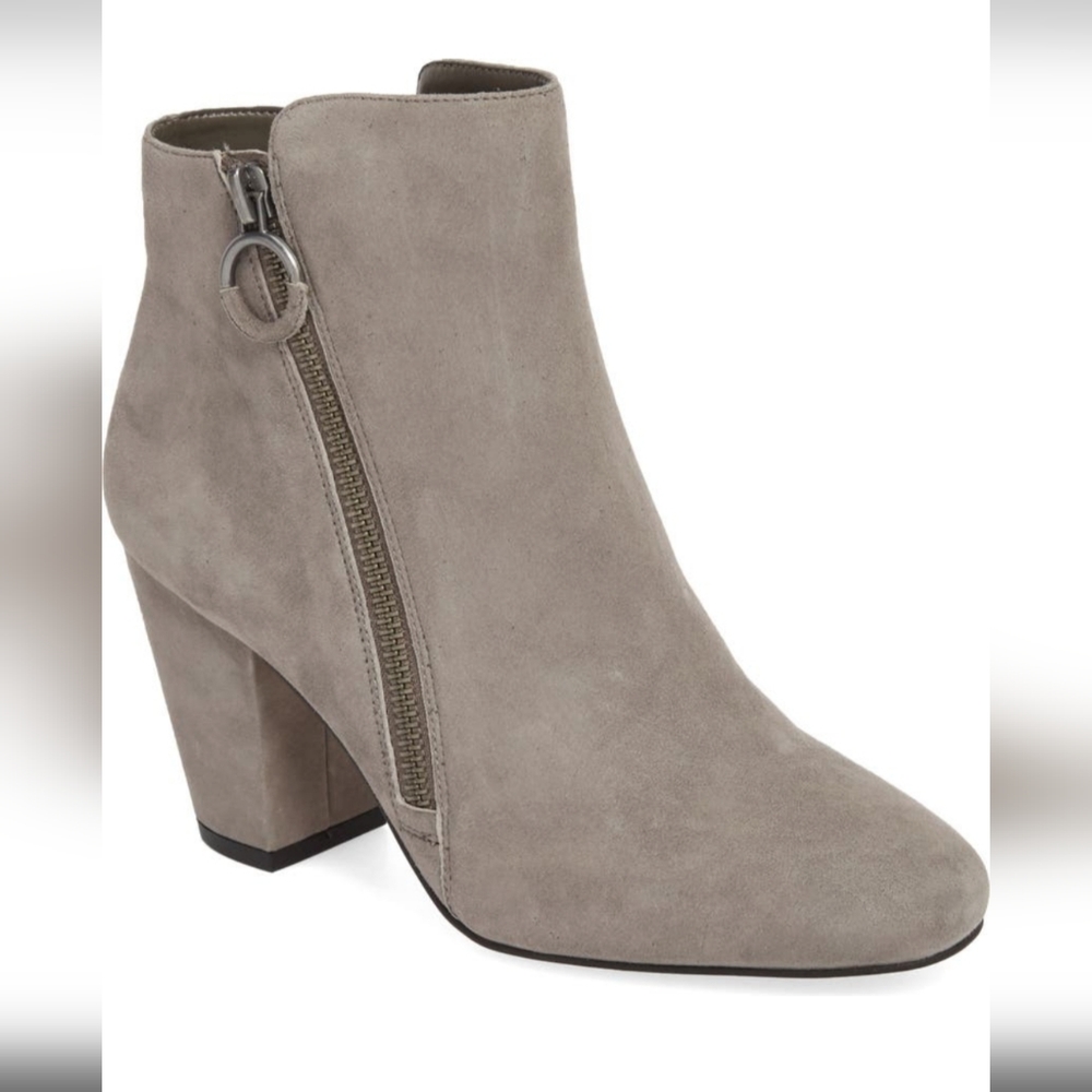 1.STATE Preete Bootie, gray suede